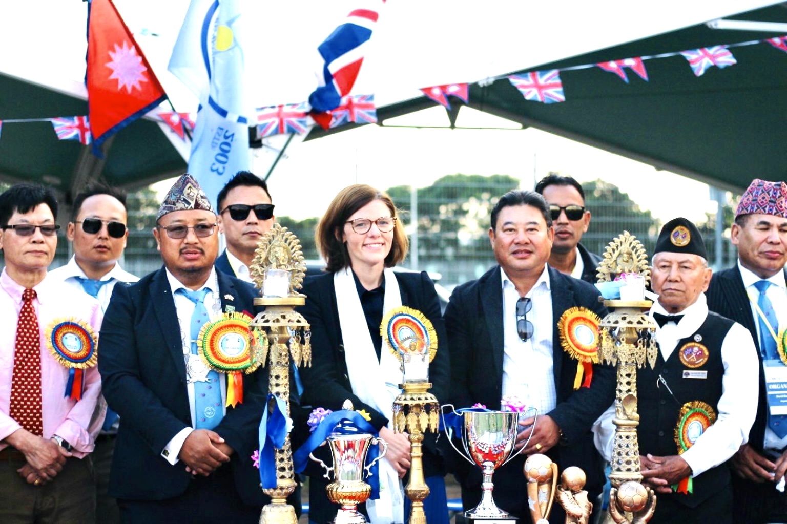 एनआरएनए यूकेले पन्चे बाजा घन्काउंदै सम्पन्न गर्‍यो प्रथम एनआरएन कप फुटबल